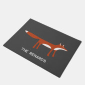 オーダーメイド 赤キツネ ドアマット (アングル)