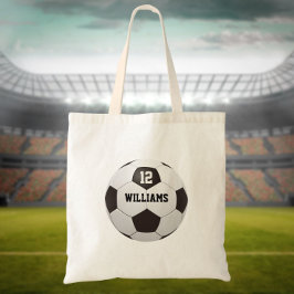 オーダーメイド 選手名+背番号 サッカーボール トートバッグ