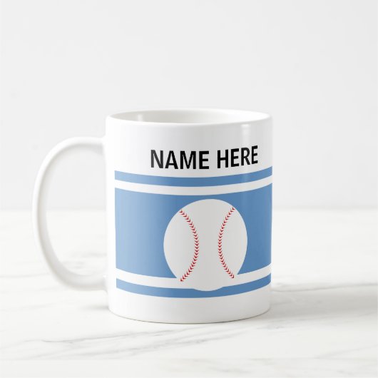 オーダーメイド 野球 マグカップ コーヒーマグカップ (左)
