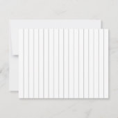 オーダーメイド 野球 名前 文房具 ノートカード (裏面)