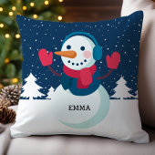 オーダーメイド 雪だるま クリスマス クッション
