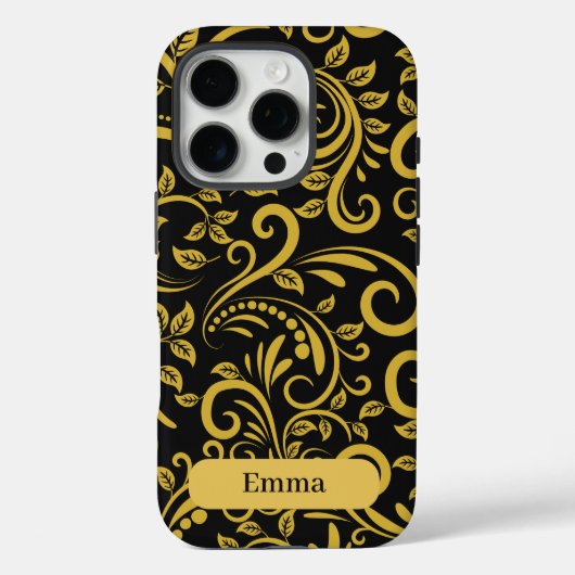 オーダーメイド 高級 フラワー柄スマホケース Case-Mate iPhoneケース (裏面)
