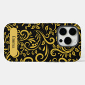 オーダーメイド 高級 フラワー柄スマホケース Case-Mate iPhoneケース (裏面 (横))