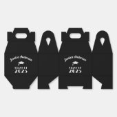 オーダーメイド 黒と白の卒業式 フェイバーボックス (見開き)