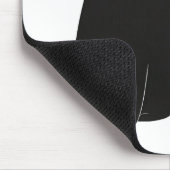 オーダーメイド 黒猫 マウスパッド ペットの名前入り (コーナー)