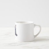 オーダーメイド 黒猫 マグカップ | 名前入り コーヒー マグ (右)