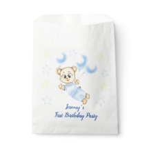 オーダーメイド １歳の誕生日 テディベア 男の子