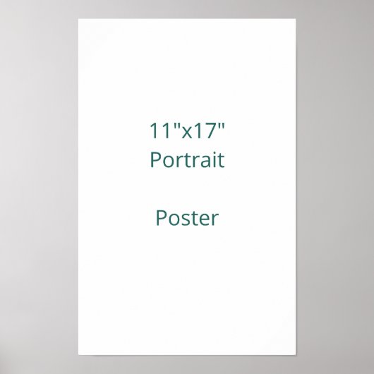 オーダーメイド 11"x17" ポスター (正面)