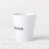 オーダーメイド 12 oz 小さめ カフェラテマグ (正面)