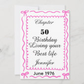 オーダーメイド 1976年7月 50歳の誕生日カード (正面)