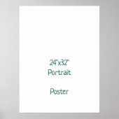 オーダーメイド 24"x32" ポスター (正面)