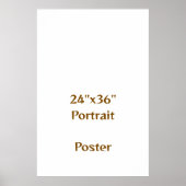 オーダーメイド 24"x36" ポスター (正面)
