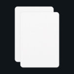 オーダーメイド 3.5x5 マット仕上げ 招待状 | 角丸加工<br><div class="desc">素晴らしい3.5x5オーダーメイドマット仕上げの招待状をラウンドコーナーで作成</div>