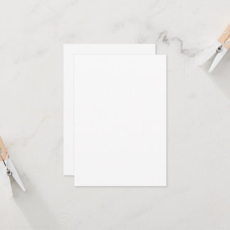 オーダーメイド 3.5x5 マット フラット インビテーション | 名入れ可能