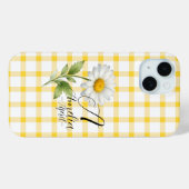 オーダーメイド 4月 ダイジー 誕生花 スマホケース Case-Mate iPhoneケース (裏面 (横))