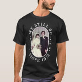 オーダーメイド 50回目結婚記念日フォト Tシャツ (正面)