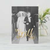 オーダーメイド 56周年結婚記念日写真 私たちはまだ愛を誓う 招待状 (スタンド正面)