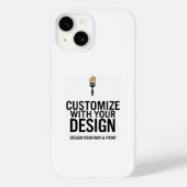 オーダーメイド 5x7" 無地 企業ロゴ入り カスタム Case-Mate iPhoneケース (裏面)