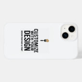 オーダーメイド 5x7" 無地 企業ロゴ入り カスタム Case-Mate iPhoneケース (裏面 (横))