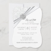 オーダーメイド - 75周年 / 60周年 ダイヤモンドアニバーサリーデザイン 招待状 (正面)