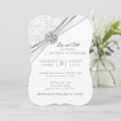 オーダーメイド - 75周年 / 60周年 ダイヤモンドアニバーサリーデザイン 招待状 (スタンド正面)