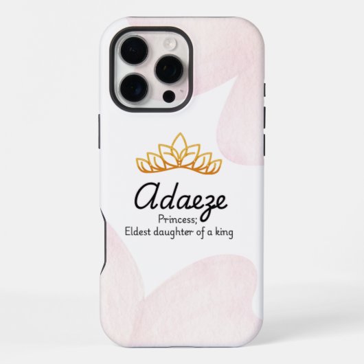 オーダーメイド Adaeze iPhone カバー (裏面)