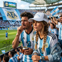 オーダーメイド ARGENTINA テキスト ボールド トラッカー ハット デザイン