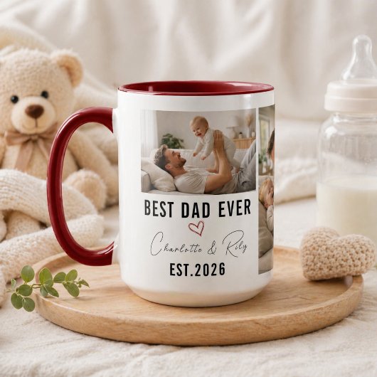 オーダーメイド BEST DADDY 写真入り|お父さんの日ギフト マグカップ