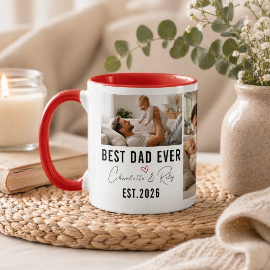 オーダーメイド BEST DADDY 写真入り｜カスタマイズ可能な父の日ギフト マグカップ