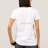 オーダーメイド Bisou Bisou Love Tシャツ (裏面)