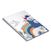 オーダーメイド BOHO 花と鳥のノート ノートブック (右側)