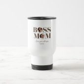 オーダーメイド Boss Mom 写真入り - カスタムMoMギフト トラベルマグ (中央)