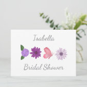 オーダーメイド Bride To Be、カスタムネーム ヘン・パーティー 招待状 (スタンド正面)