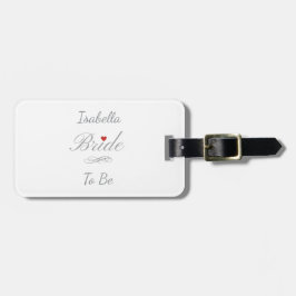 オーダーメイド Bride To Be、名入りヘン・パーティー ラゲッジタグ