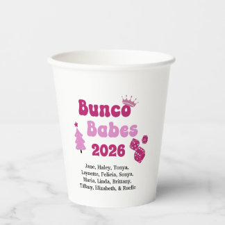 オーダーメイド Bunco Babe 紙コップ