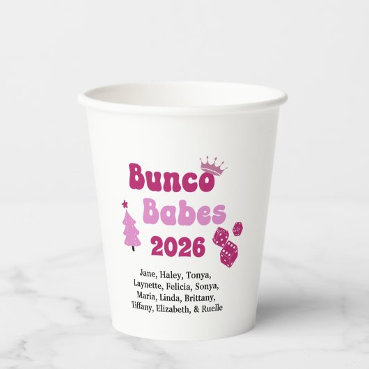 オーダーメイド Bunco Babe 紙コップ (正面)