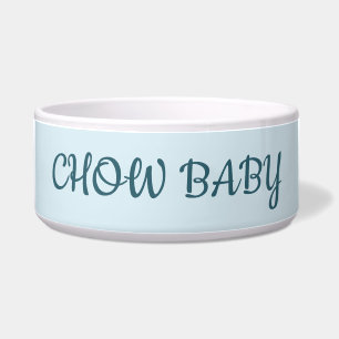 オーダーメイド CHOW BABY 青 ペットボウル
