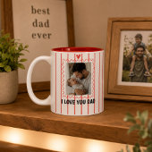 オーダーメイド Dad 写真マグカップ ツートーンマグカップ