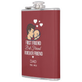 オーダーメイド Dad 水ボトル フラスク (左)