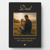 オーダーメイド Dad 父の日 思い出 写真 フォトプラーク (正面)