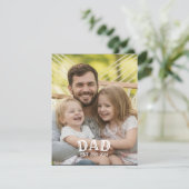 オーダーメイド Dad EST フォトカード (スタンド正面)