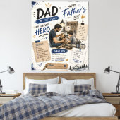 オーダーメイド Dad My First Coach キャンバス (インサイチュ (寝室))