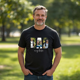 オーダーメイド“DAD my hero”黒Tシャツ Tシャツ