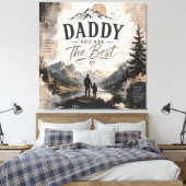 オーダーメイド Daddy You Are My World キャンバス (インサイチュ (寝室))