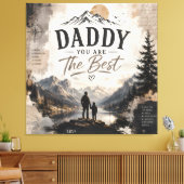 オーダーメイド Daddy You Are My World キャンバス (インサイチュ (リビング))