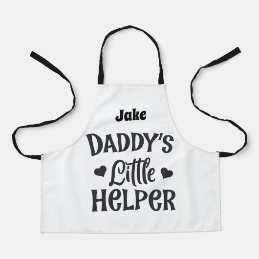 オーダーメイド Daddy's Little Helper エプロン (正面)