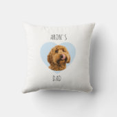 オーダーメイド Dog Dad | 愛犬のフォトハート クッション (裏面)