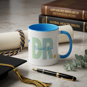 オーダーメイド Dr. PhD 卒業 マグカップ