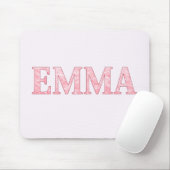 オーダーメイド EMMA ピンク大理石 マウスパッド (マウス)