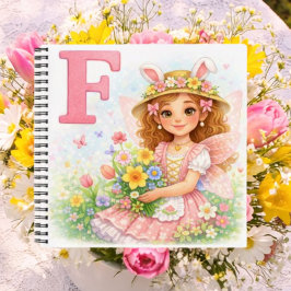 オーダーメイド F 花のギフト 少女向け ノートブック